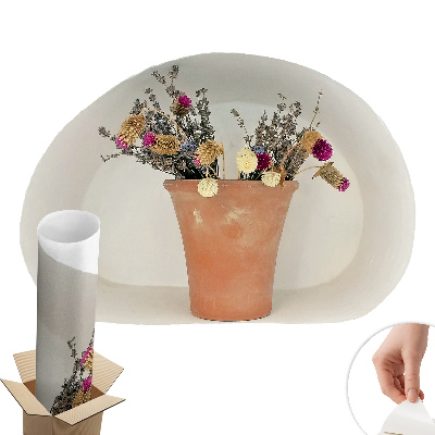 Abțibild de perete 3d 100x68 Flori uscate