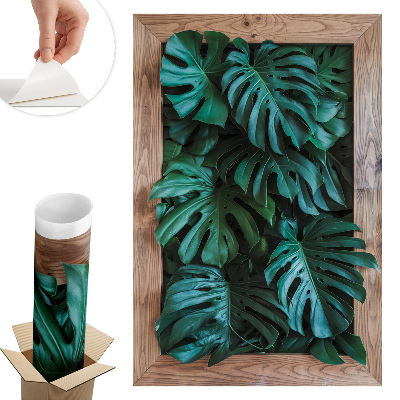 Abțibild perete 3d 40x60 Compoziție verde