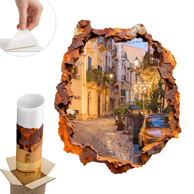 Sticker gaură 3D 50x60 Lumini de noapte