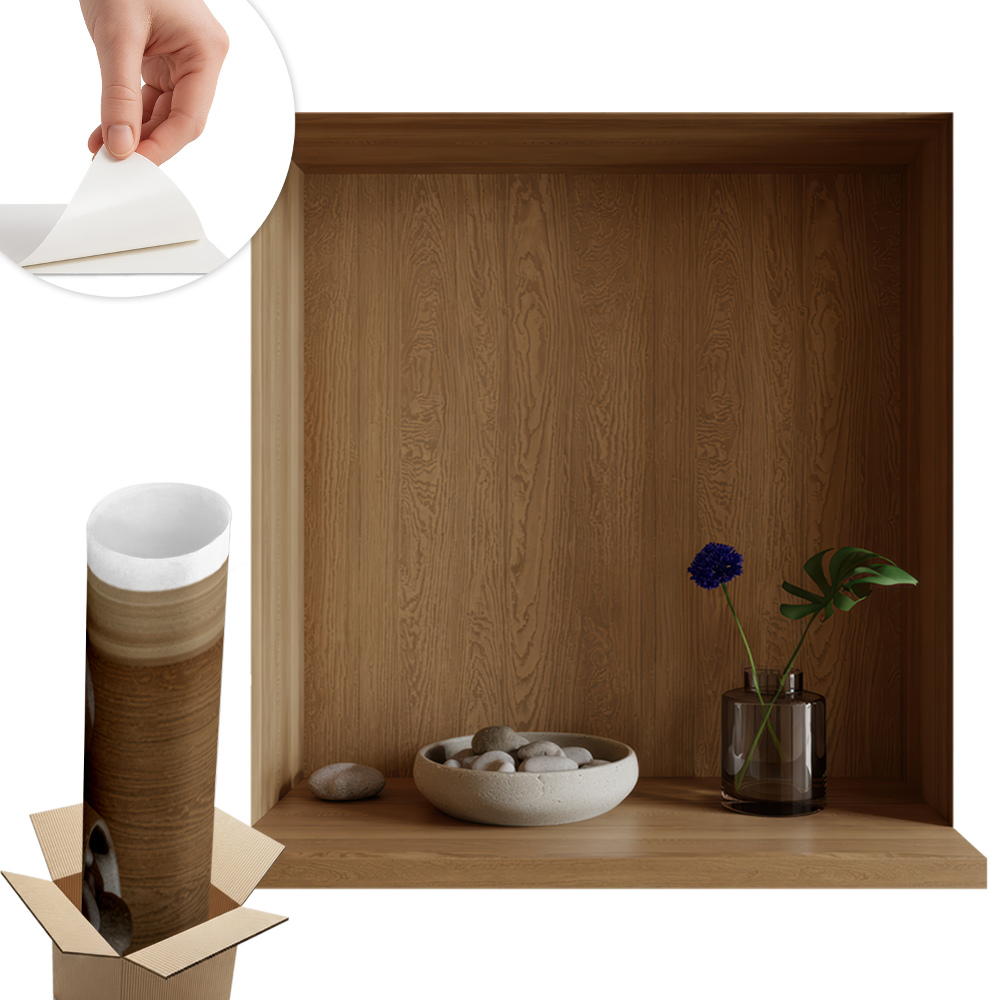 Abțibild perete 3d 79x80 Decorațiuni naturale