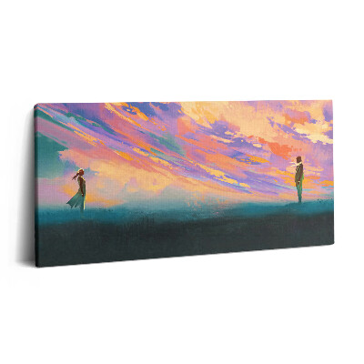 Tablou tipărite pe pânză 100x50 Iubirea platonică este opusul