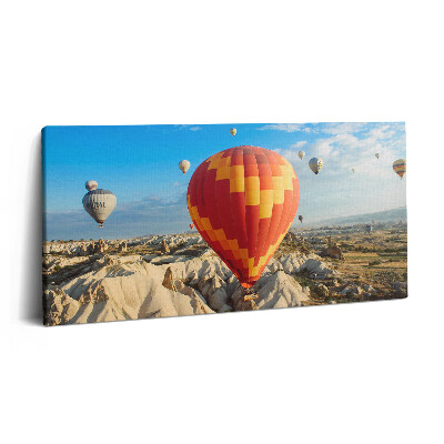 Tablou tipărite pe pânză 100x50 Baloane zburătoare
