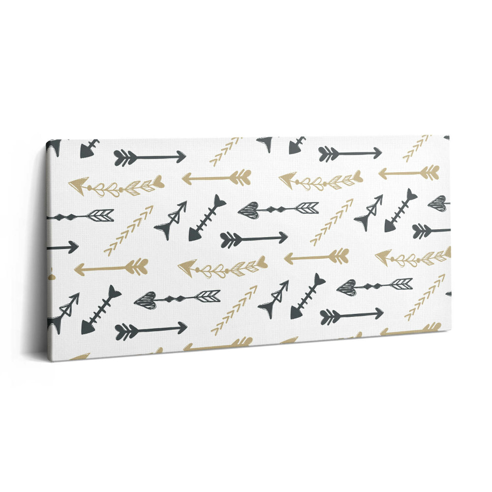 Tablou tipărite pe pânză 100x50 Model geometric hipster