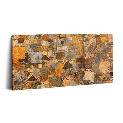 Tablou tipărite pe pânză 100x50 Forme