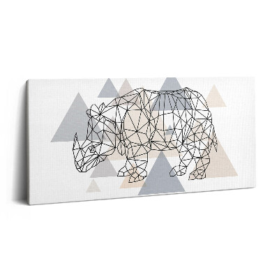 Tablou tipărite pe pânză 100x50 Model geometric