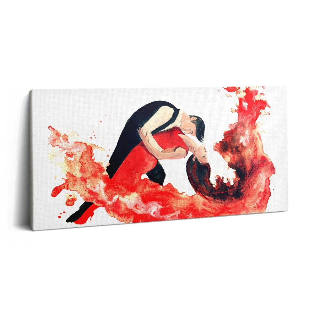 Tablou tipărite pe pânză 100x50 Tango senzual plin de emoții