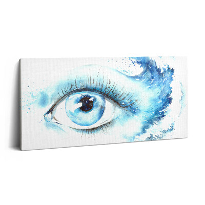 Tablou tipărite pe pânză 100x50 Ochi de mare