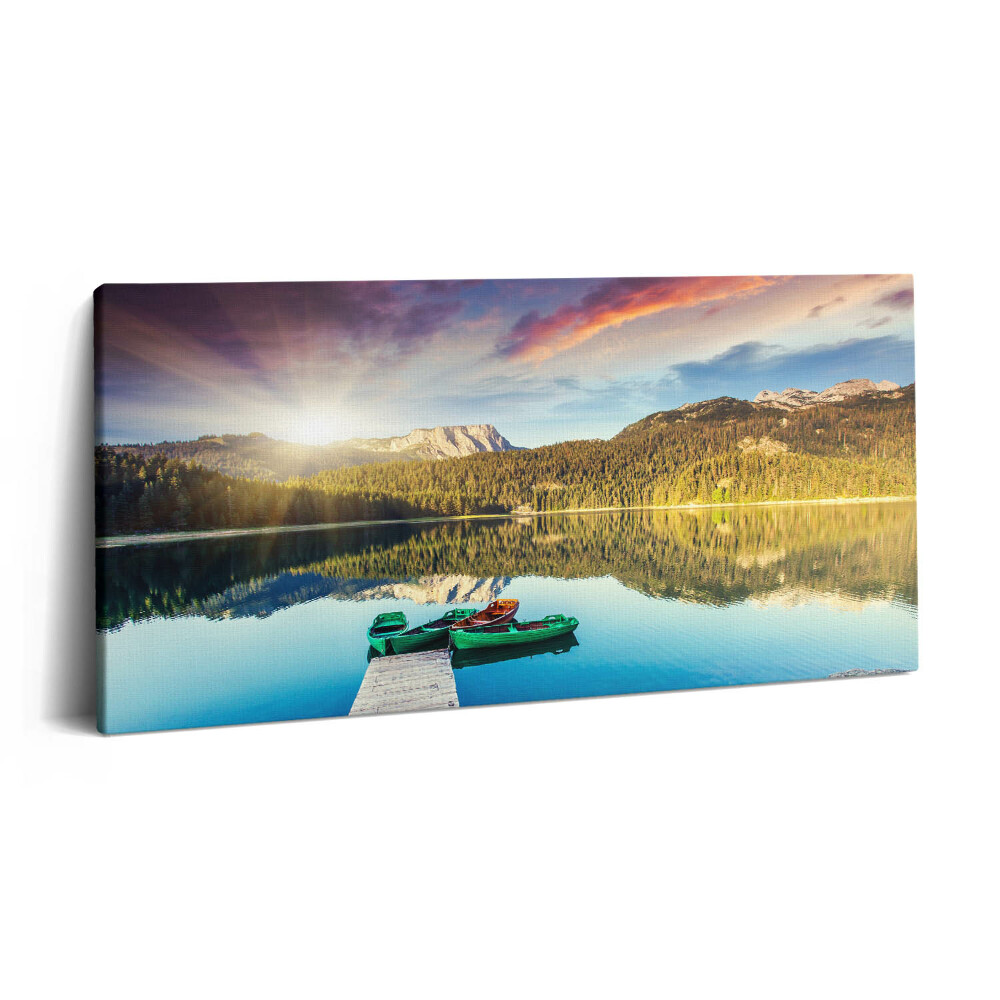 Tablou tipărite pe pânză 100x50 Peisaj fluvial