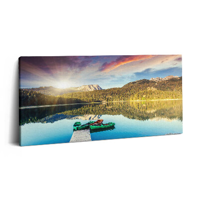 Tablou tipărite pe pânză 100x50 Peisaj fluvial