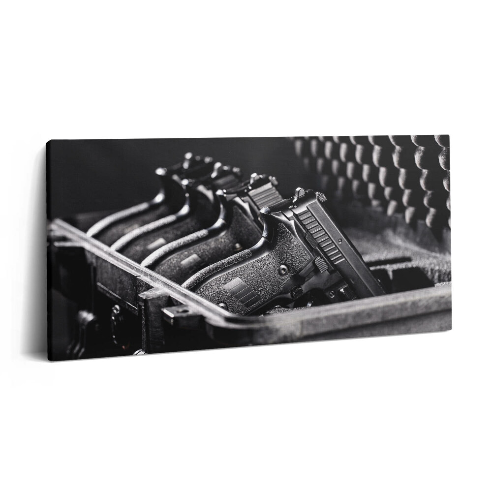Tablou tipărite pe pânză 100x50 Armă