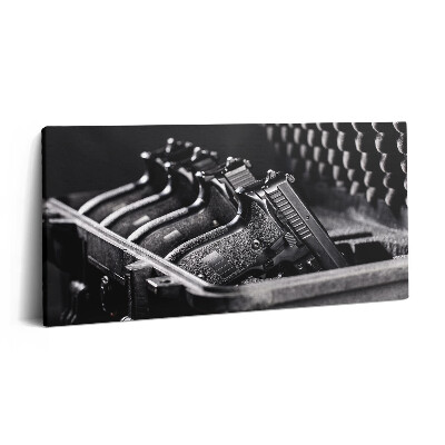 Tablou tipărite pe pânză 100x50 Armă