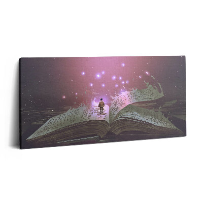 Tablou tipărite pe pânză 100x50 Carte abstractă