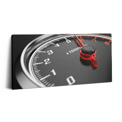 Tablou tipărite pe pânză 100x50 Tahometru auto