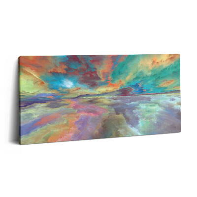 Tablou tipărite pe pânză 100x50 Abstractizare a peisajului cerului