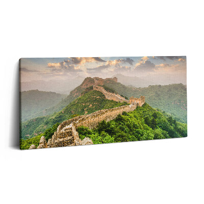 Tablou tipărite pe pânză 100x50 Marele Zid Chinezesc