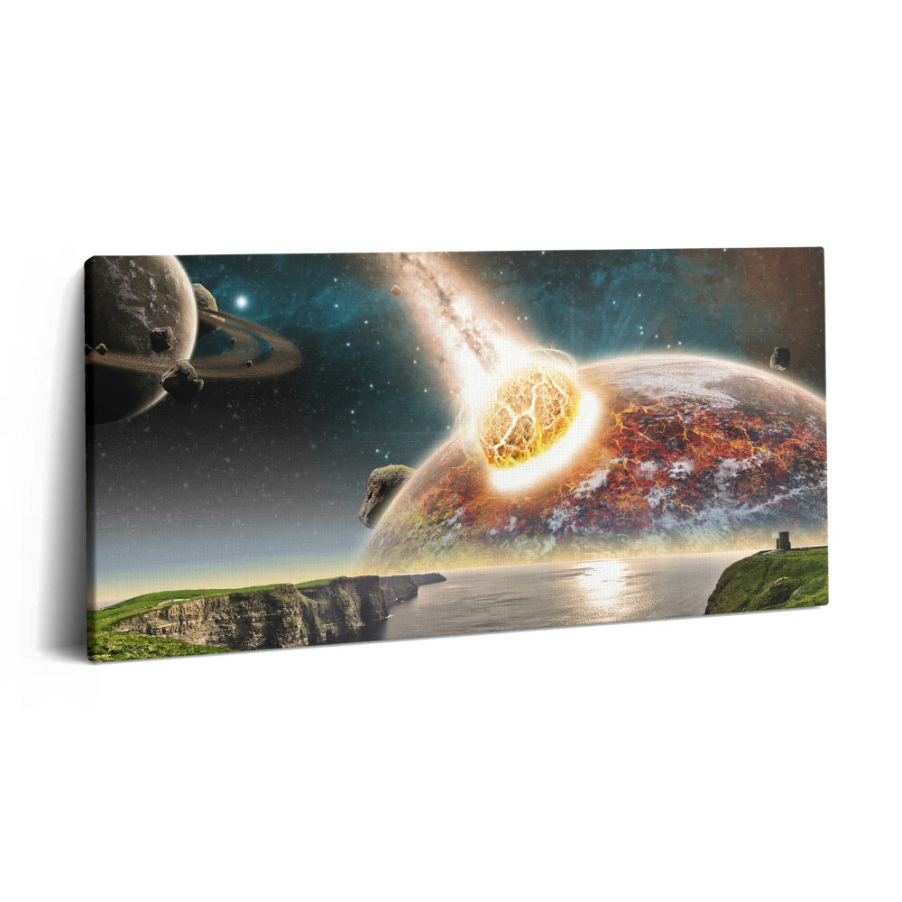 Tablou tipărite pe pânză 100x50 Sfârșitul planetei lumii