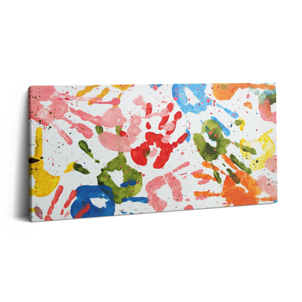 Tablou tipărite pe pânză 100x50 Copii artistici