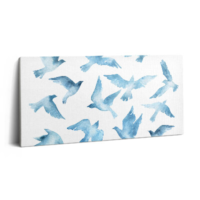 Tablou tipărite pe pânză 100x50 Păsări care zboară în aer