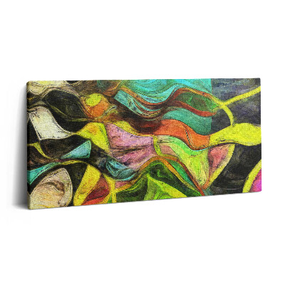 Tablou tipărite pe pânză 100x50 Tulburare artistică