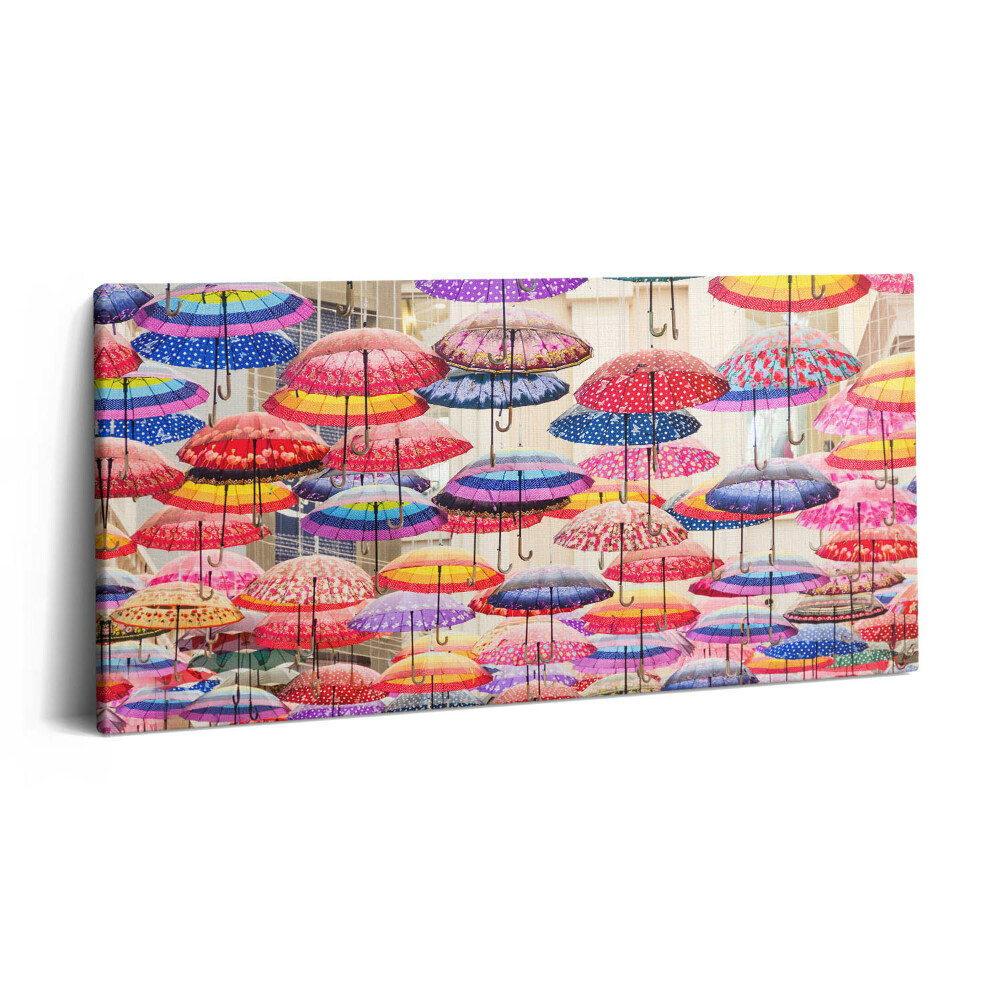 Tablou tipărite pe pânză 100x50 Umbre colorate