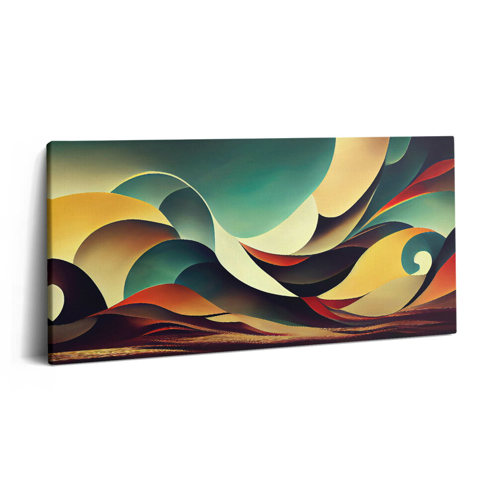 Tablou tipărite pe pânză 100x50 Fundal de linii abstracte fără sudură