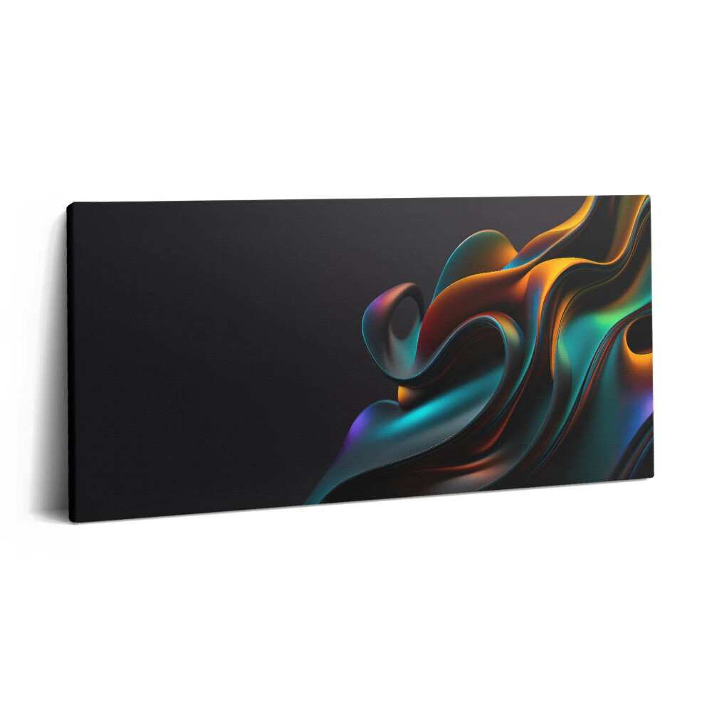 Tablou tipărite pe pânză 100x50 Val futurist abstract