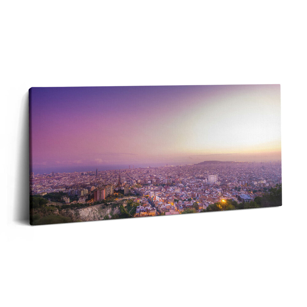 Tablou tipărite pe pânză 100x50 Buncărele El Carmel din Barcelona