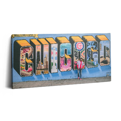 Tablou tipărite pe pânză 100x50 Graffiti SUA