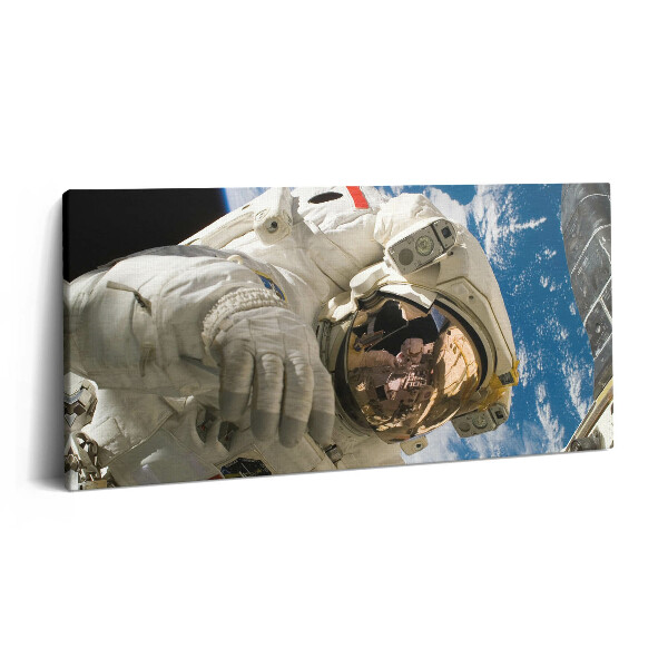 Tablou tipărite pe pânză 100x50 astronaut american