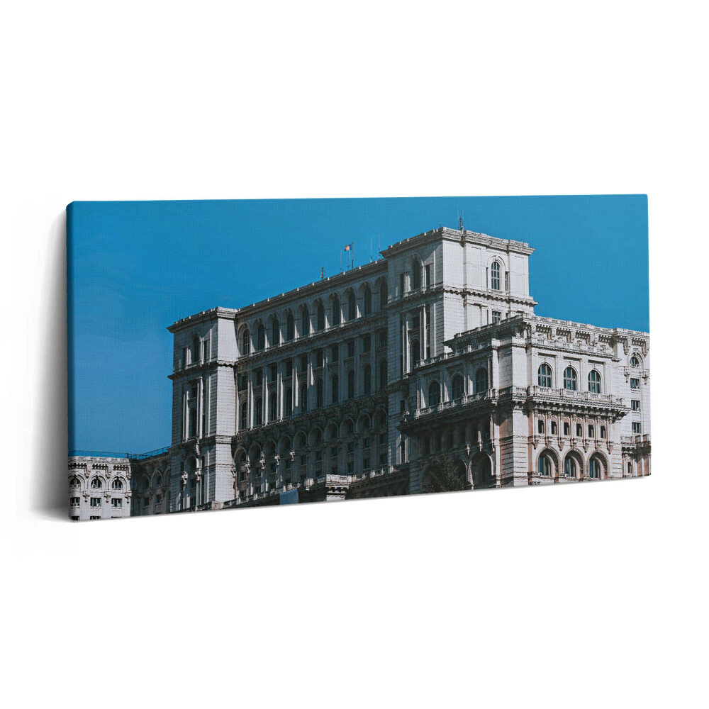 Tablou tipărite pe pânză 100x50 Palatul Poporului din București