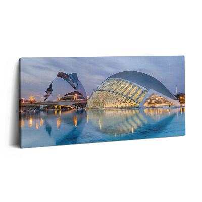 Tablou tipărite pe pânză 100x50 Orașul Apusului de Soare