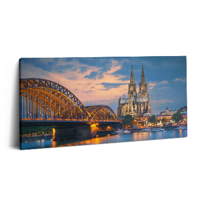 Tablou tipărite pe pânză 100x50 Vedere a primăriei