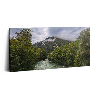 Tablou tipărite pe pânză 100x50 Peisaj montan al Germaniei