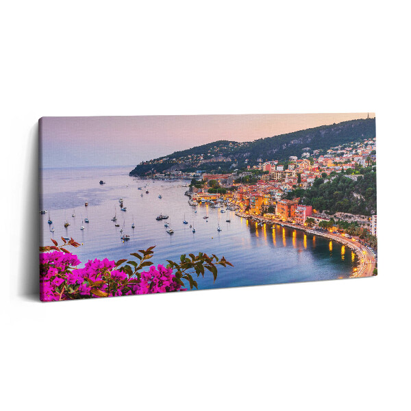 Tablou tipărite pe pânză 100x50 Riviera Franceză
