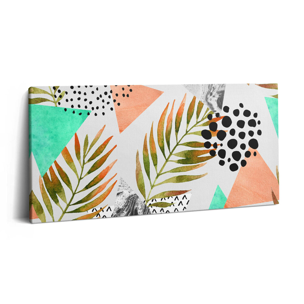 Imprimare tablou canvas 120x60 Model geometric abstract de vară