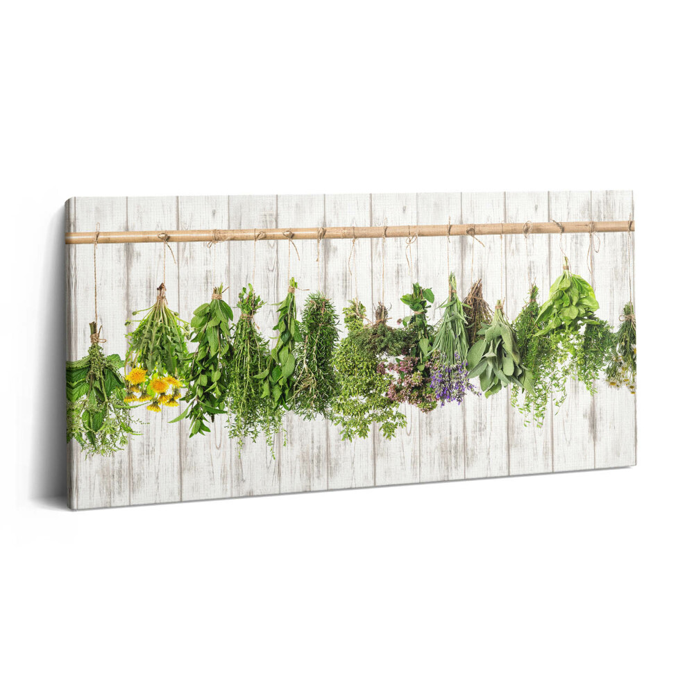 Imprimare tablou canvas 120x60 Ierburi și plante uscate