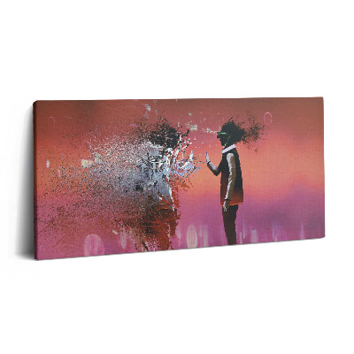 Imprimare tablou canvas 120x60 Cyberspațiul - o stare de spirit