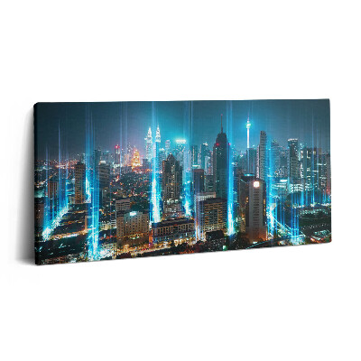 Imprimare tablou canvas 120x60 Zgârie-nori din Dubai