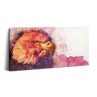 Imprimare tablou canvas 120x60 Acuarelă pasăre vultur