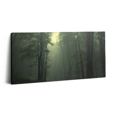 Imprimare tablou canvas 120x60 Pădurea încețoșată dimineața