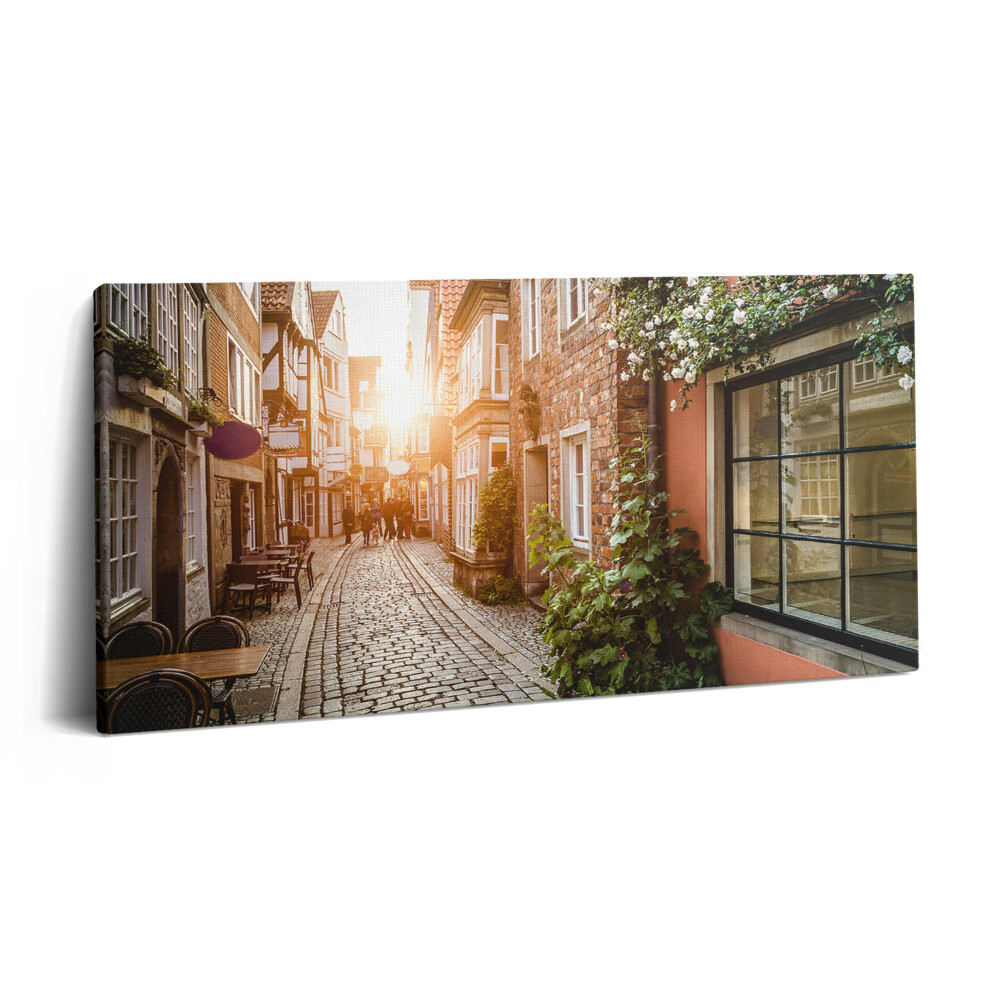 Imprimare tablou canvas 120x60 Stradă italiană printre clădiri