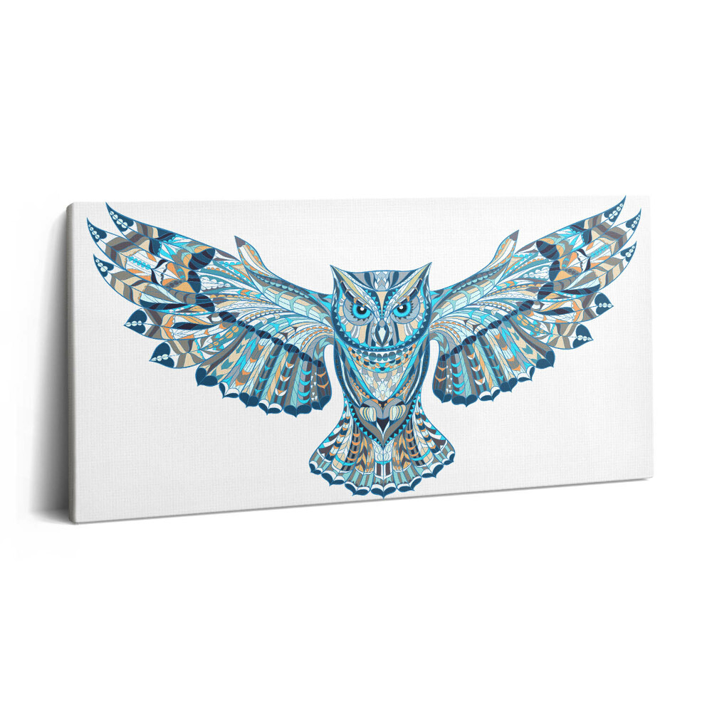 Imprimare tablou canvas 120x60 Bufniță în zbor