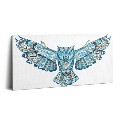 Imprimare tablou canvas 120x60 Bufniță în zbor