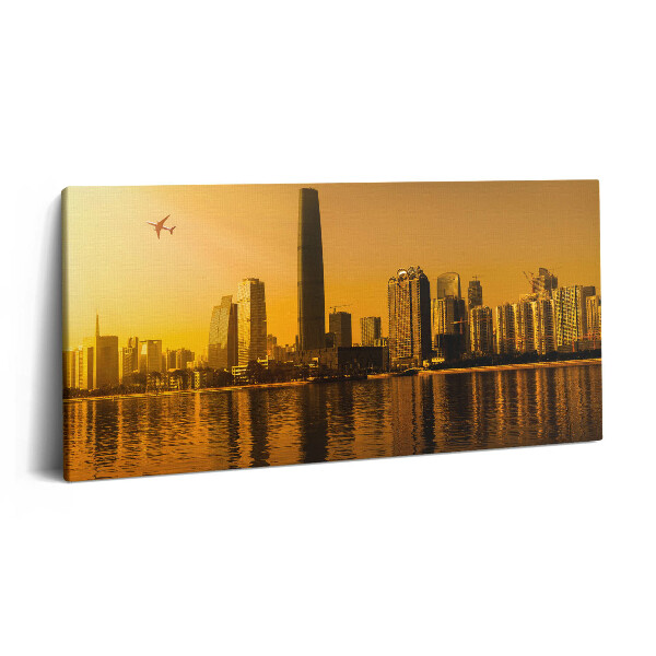 Imprimare tablou canvas 120x60 Râul Zhujiang din China