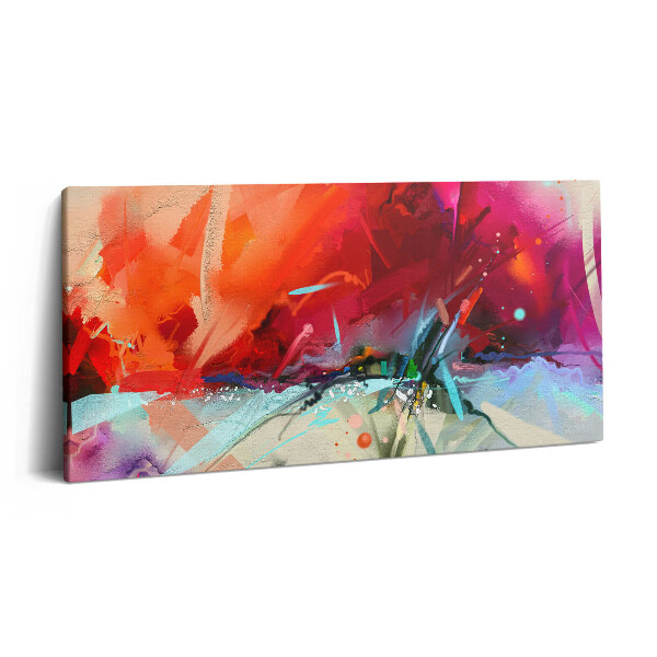 Imprimare tablou canvas 120x60 Culori abstracte