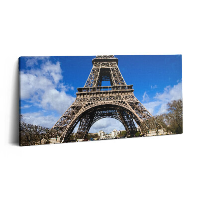 Imprimare tablou canvas 120x60 Turnul Eiffel din Paris