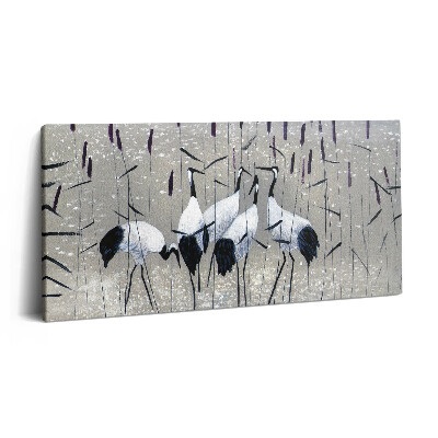 Imprimare tablou canvas 120x60 Macarale cu stuf