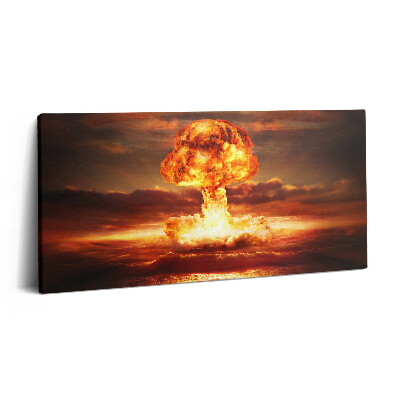 Imprimare tablou canvas 120x60 Explozia bombei atomice