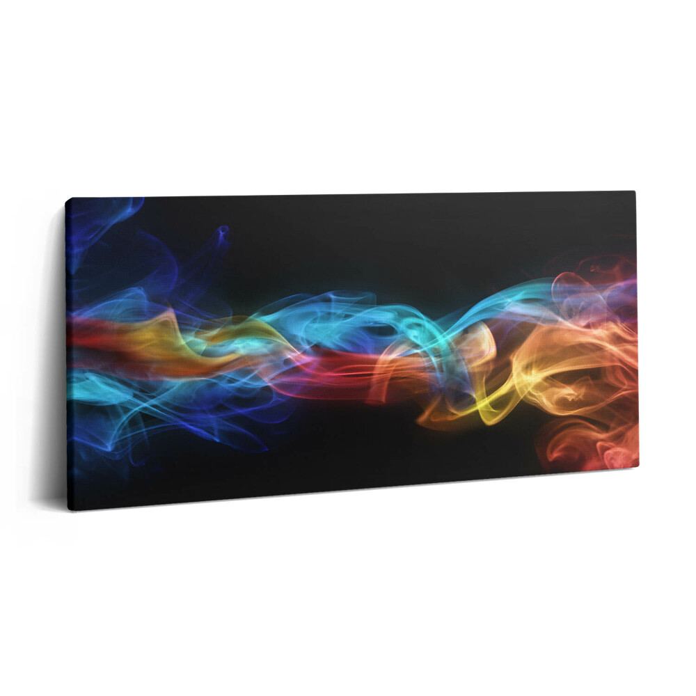 Imprimare tablou canvas 120x60 Linii de lumină abstracte colorate