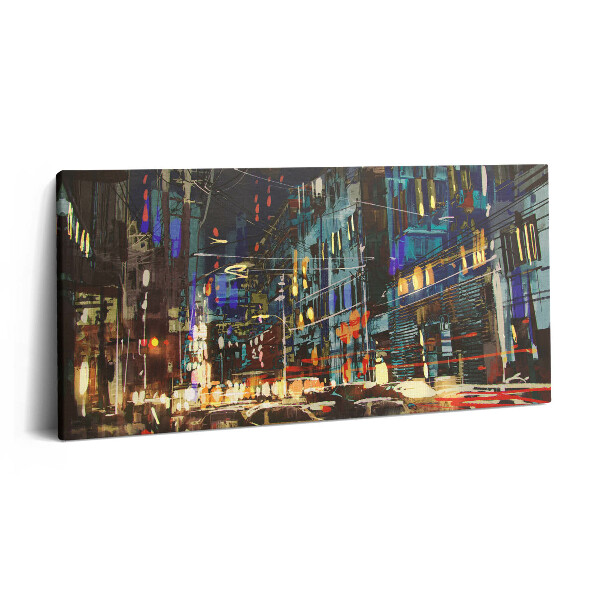 Imprimare tablou canvas 120x60 Orașul noaptea